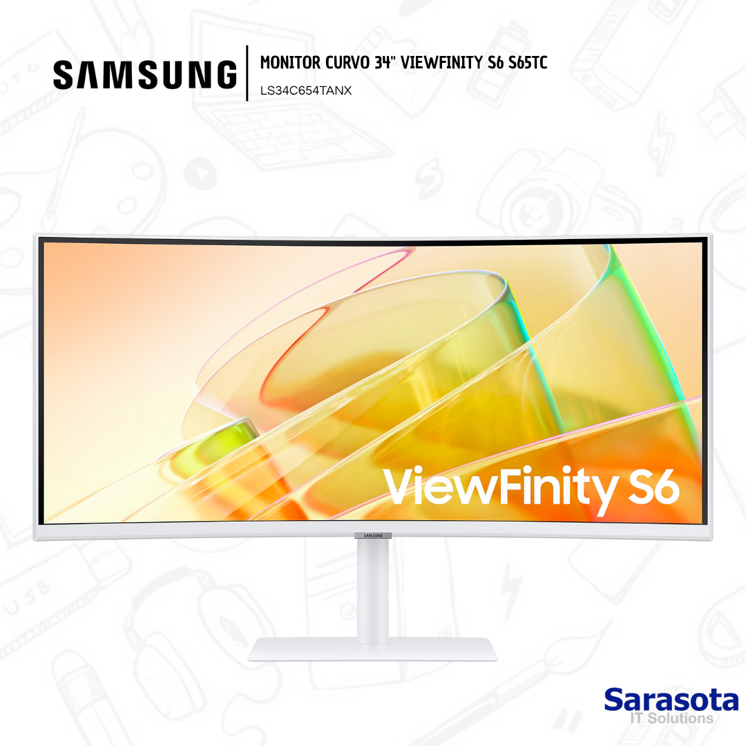 computadoras y laptops - Monitor curvo 34 viewfinity S6 S65TC