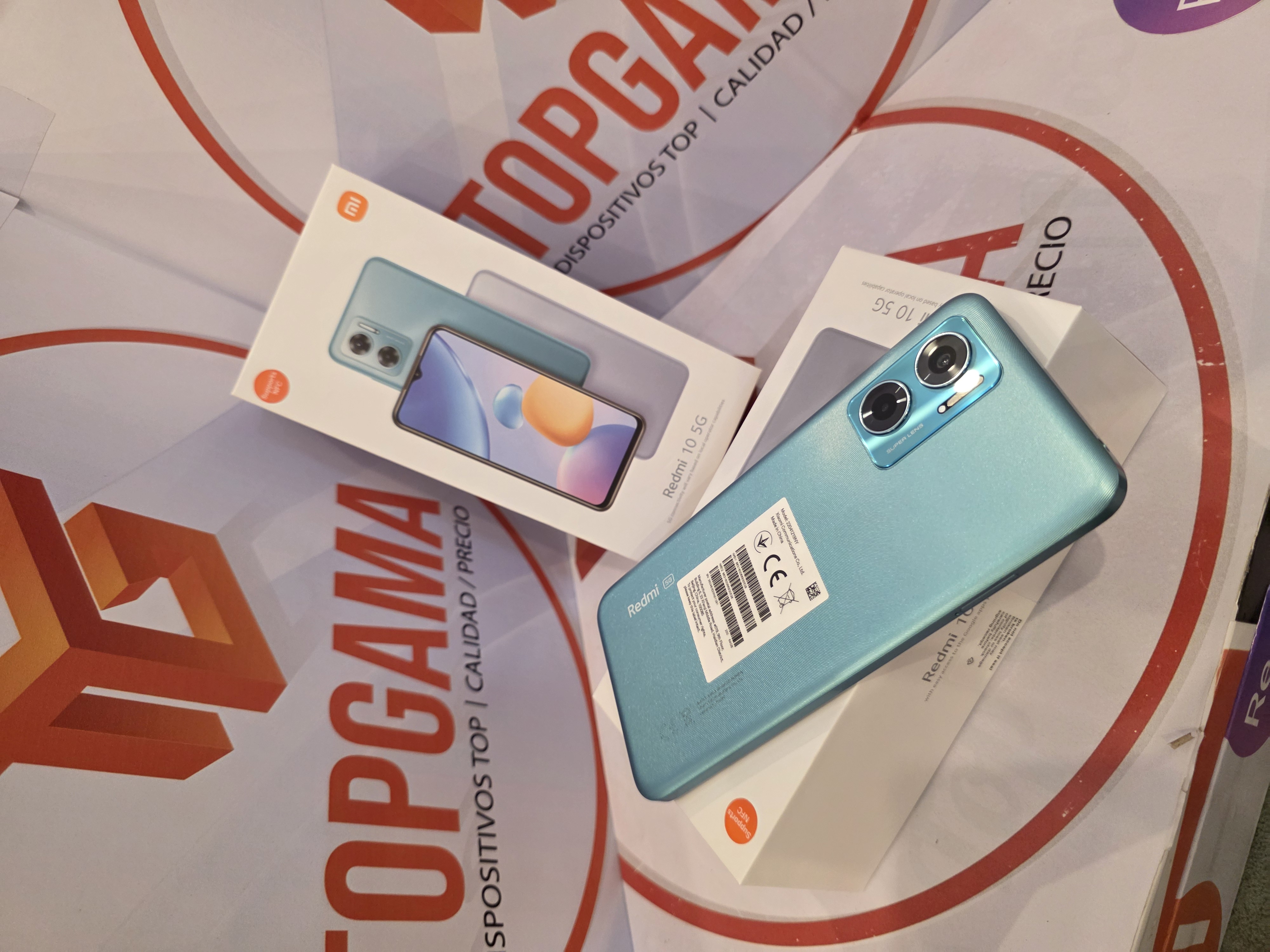 celulares y tabletas - REDMI 10 5G, 4GB RAM 64GB ROM 7