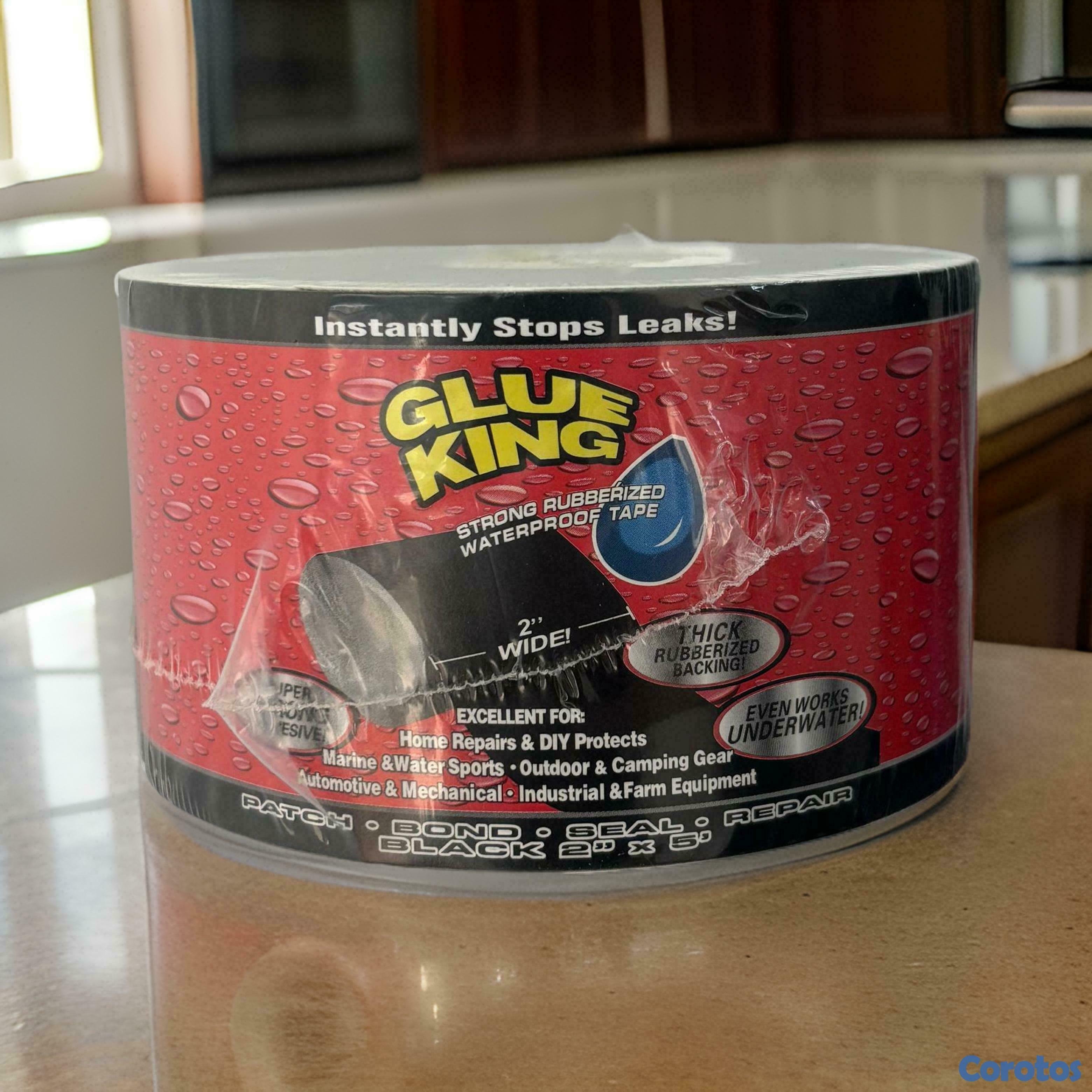 herramientas, jardines y exterior - Cinta para tapar goteras tanque cubeta glue king 2 3