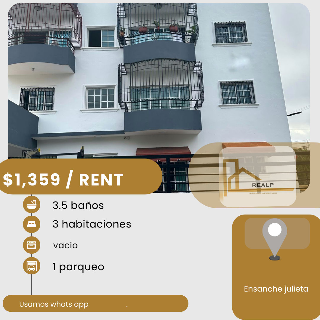 apartamentos - hermoso apartamento en ensanche Julieta  0