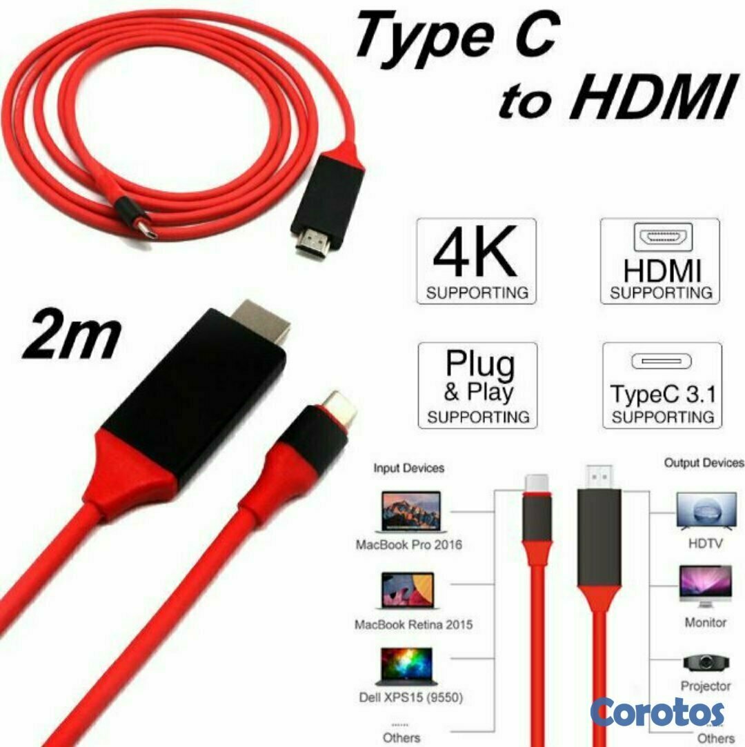 accesorios para electronica - HDMI para celulares Samsung S8, S8+ y TabPro S 3