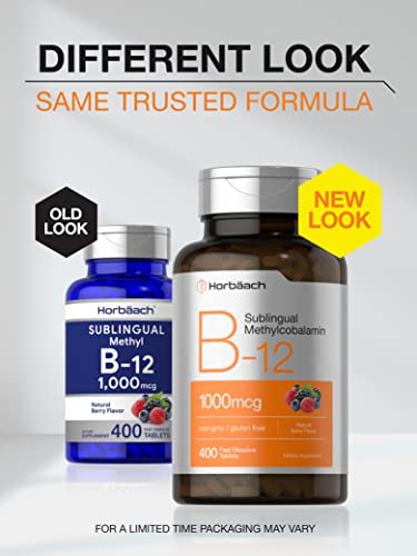 Salud y Equipamiento Médico - Vitamina B12 1000 Mcg Sublingual Metilcobalamina 400 Tab 1