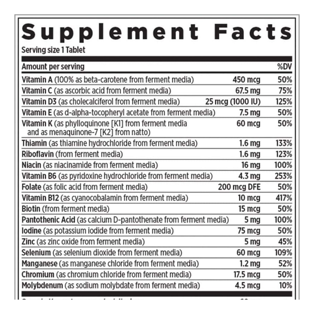 Salud y Equipamiento Médico - Multivitaminico 90 tab New Chapt - - Unidad 1