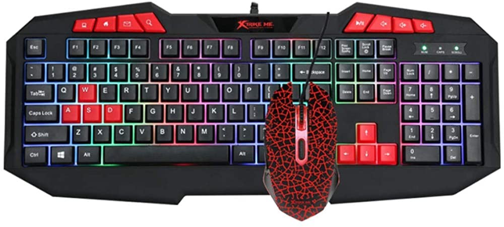 computadoras y laptops - COMBO TECLADO/MOUSE GAMING XTRIKE ME MK503 0