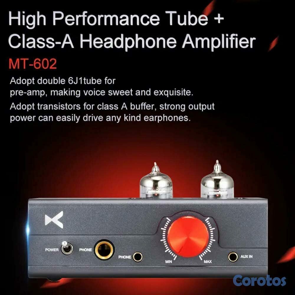camaras y audio - Xduoo MT-602 Amplificador de tubos doble 6J1 Clase 1