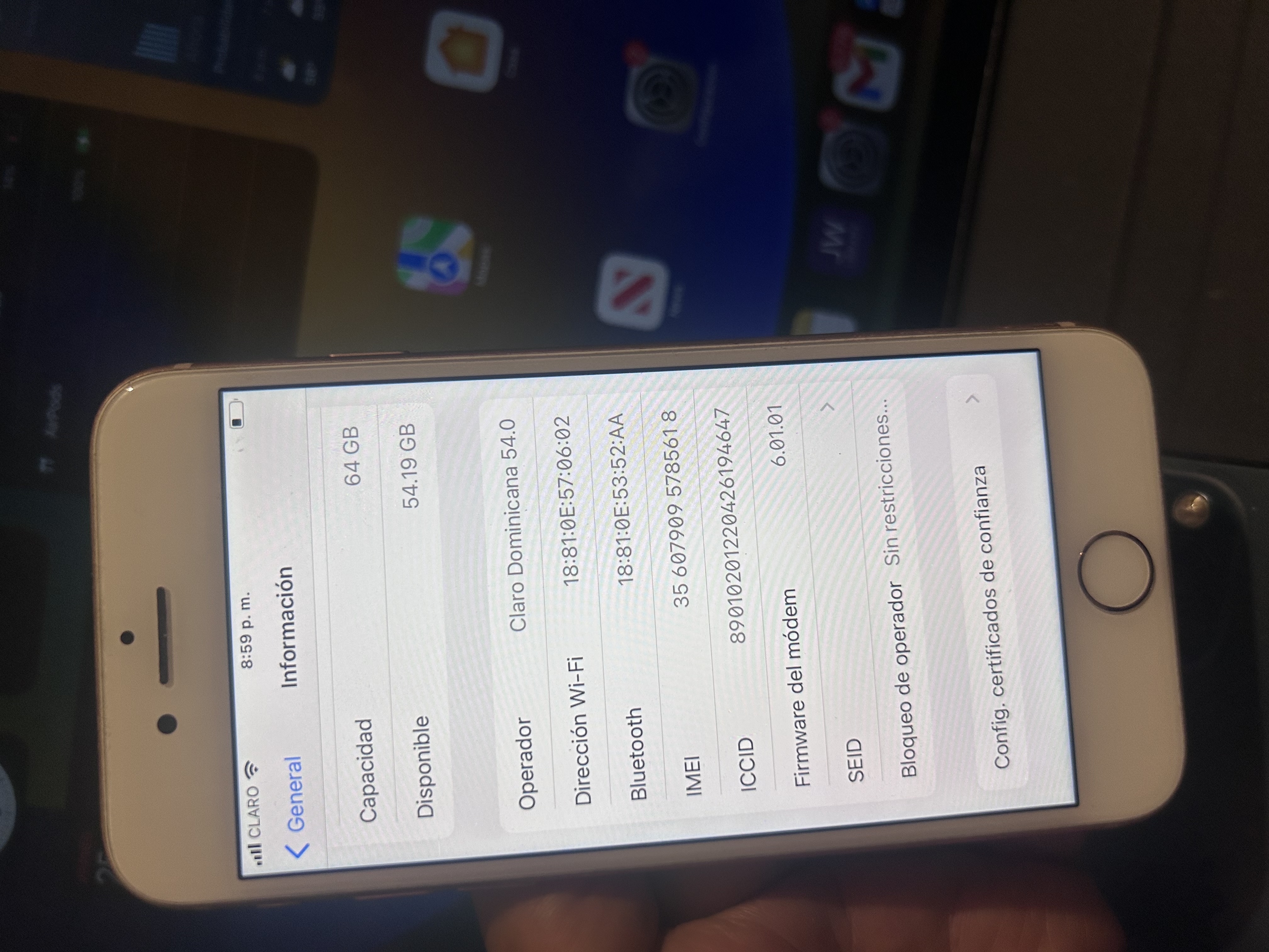 celulares y tabletas - iPhone 8 de 64gb 1