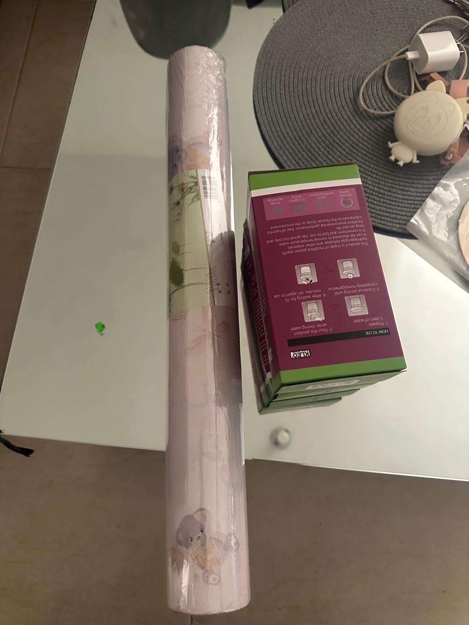 decoración y accesorios - papel tapiz y pegamento  0