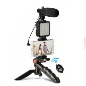 accesorios para electronica - Soporte para CELULAR con Micrófono y 1 luz led  0