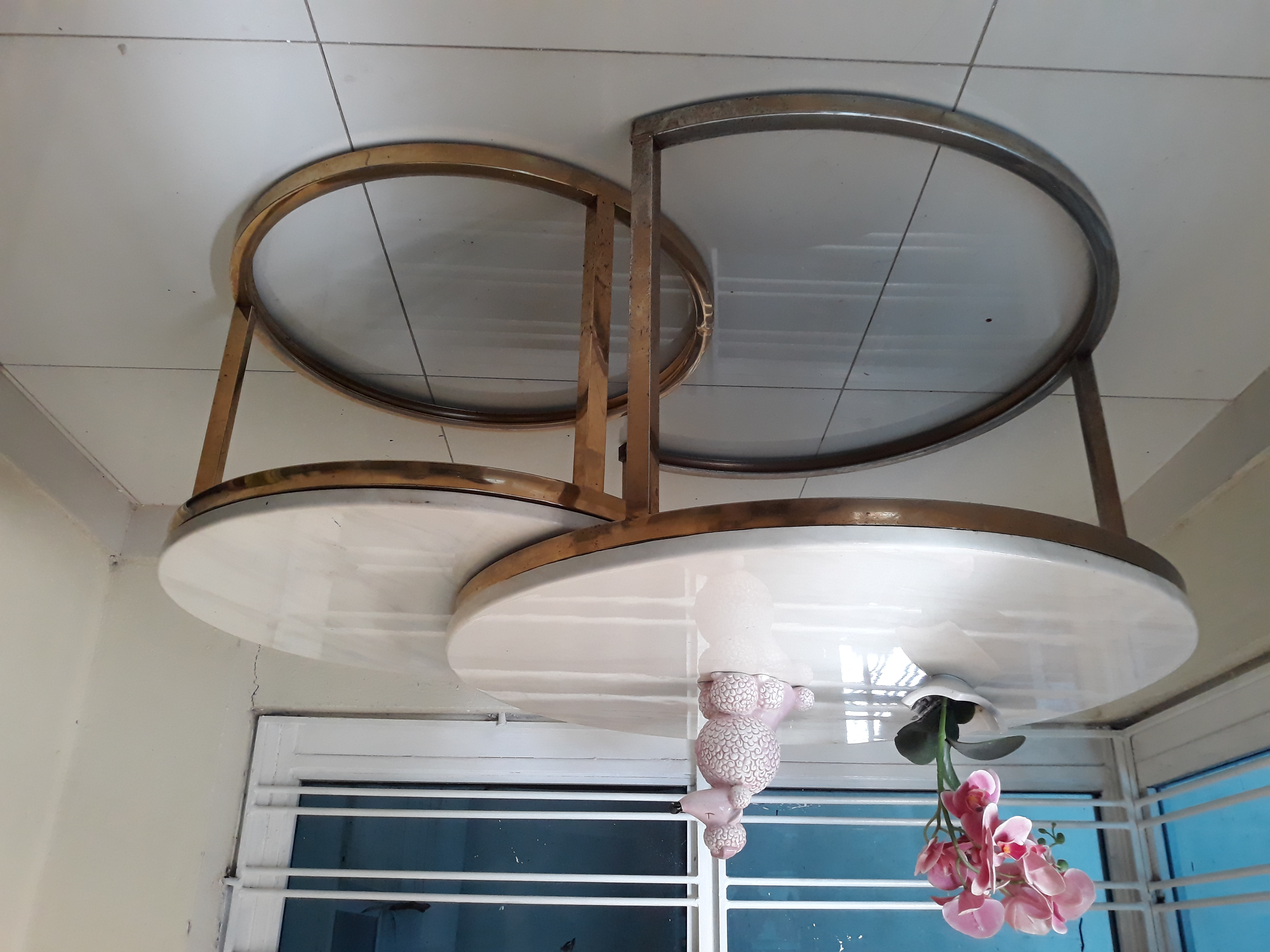 muebles y colchones - Vendo mesa doble de centro 1