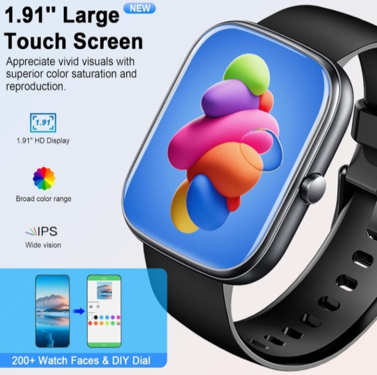 joyas, relojes y accesorios - GloryFit Reloj Inteligente con 9 correas  0