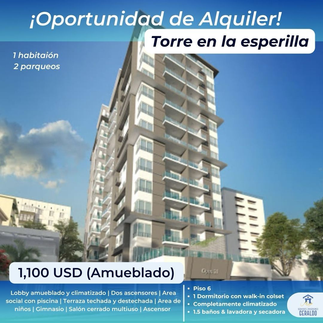 apartamentos - Apartamento en alquiler – Piso 6, en La esperilla.