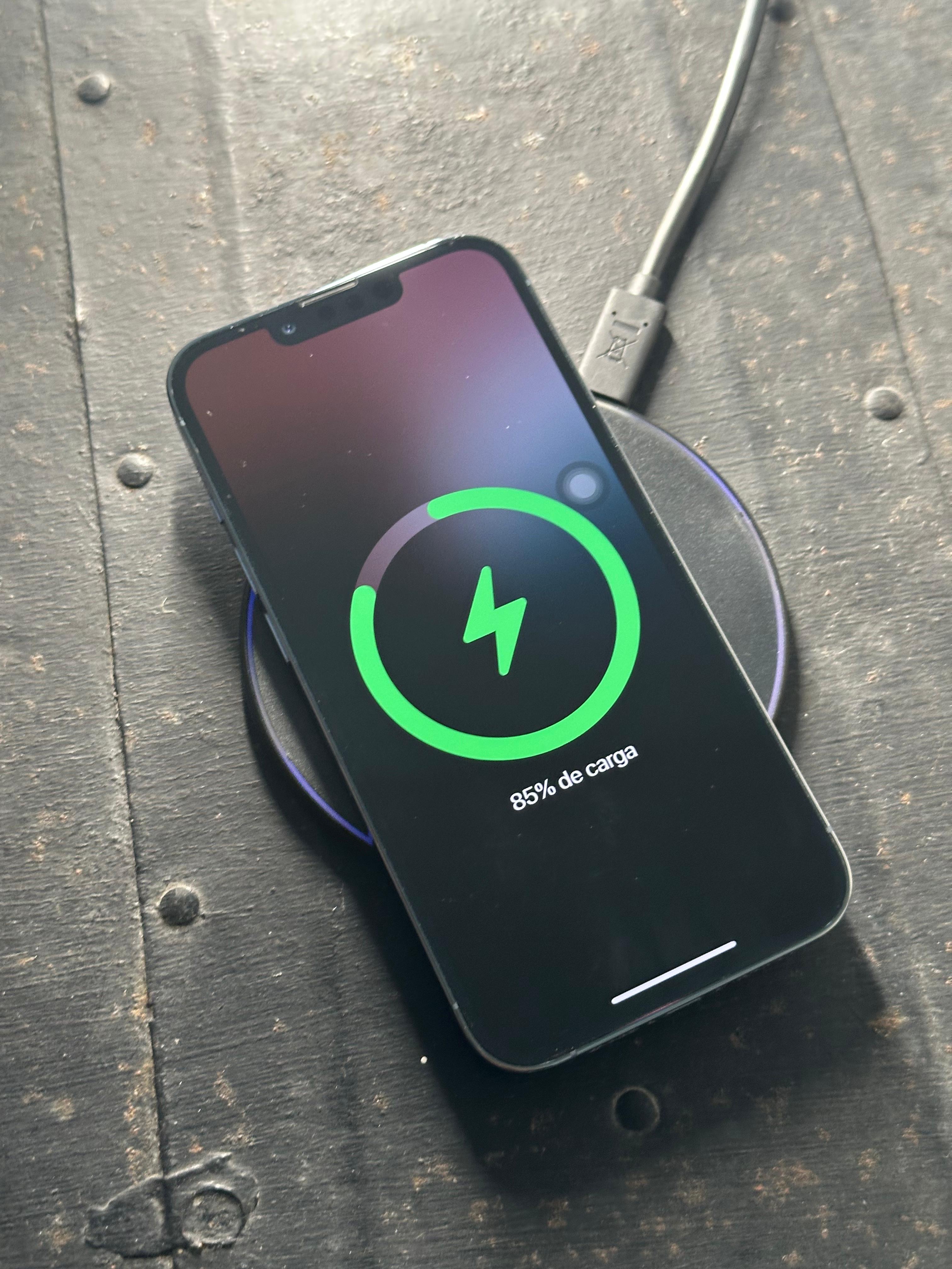 celulares y tabletas - cargador inalámbrico para iPhone y Android  0
