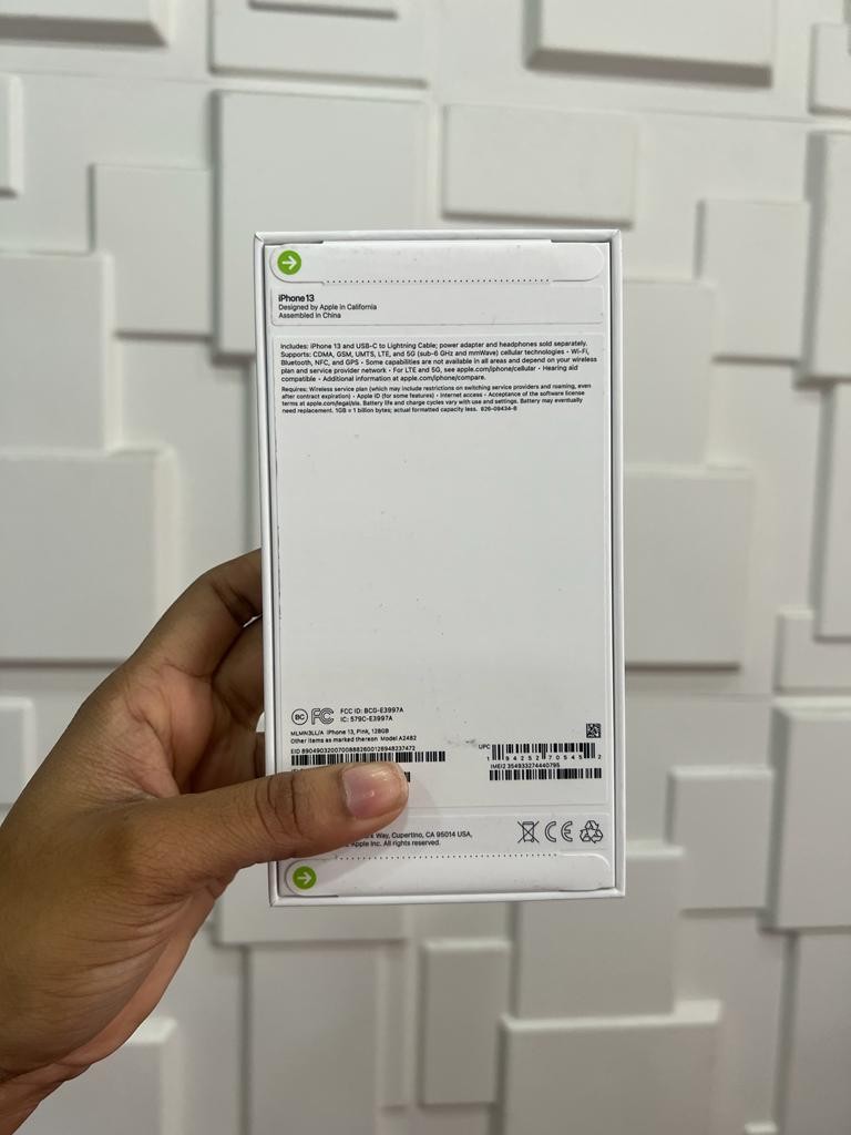 celulares y tabletas - iPhone 13 128gb Pink Sellado Clean  2