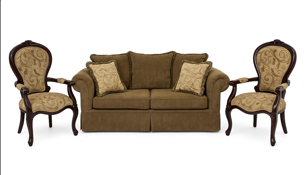 muebles y colchones - Juego de mueble con dos sillas 0