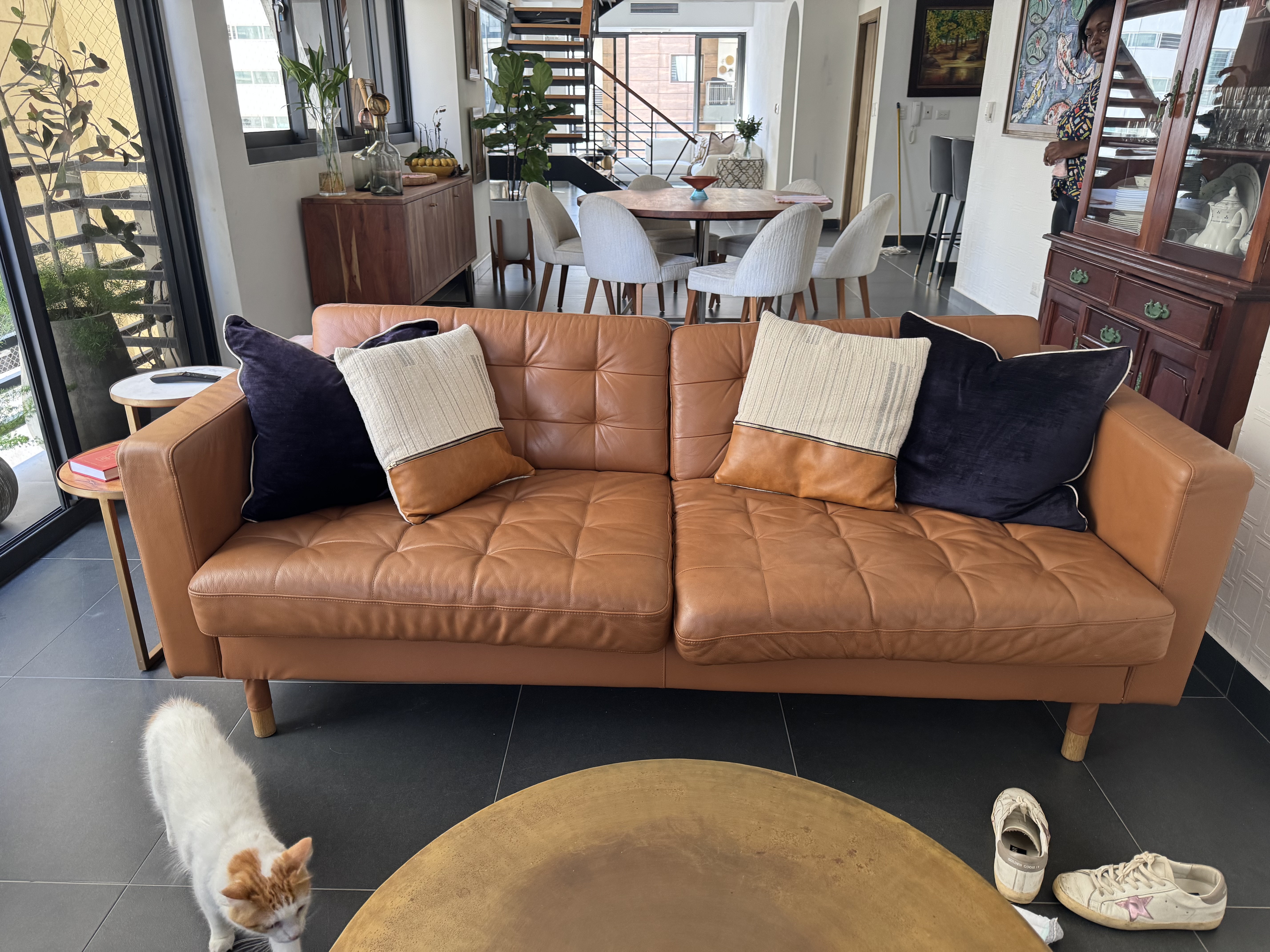 muebles y colchones - Vendo mueble en piel 