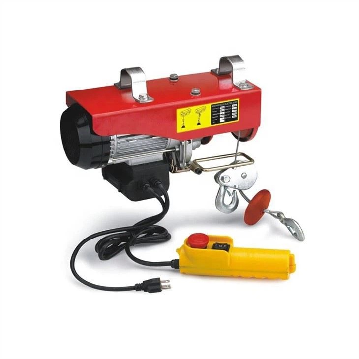 equipos profesionales - Gancho electrico de polea hidraulica winche Cabrestante grua eléctrico de 1000KG 3