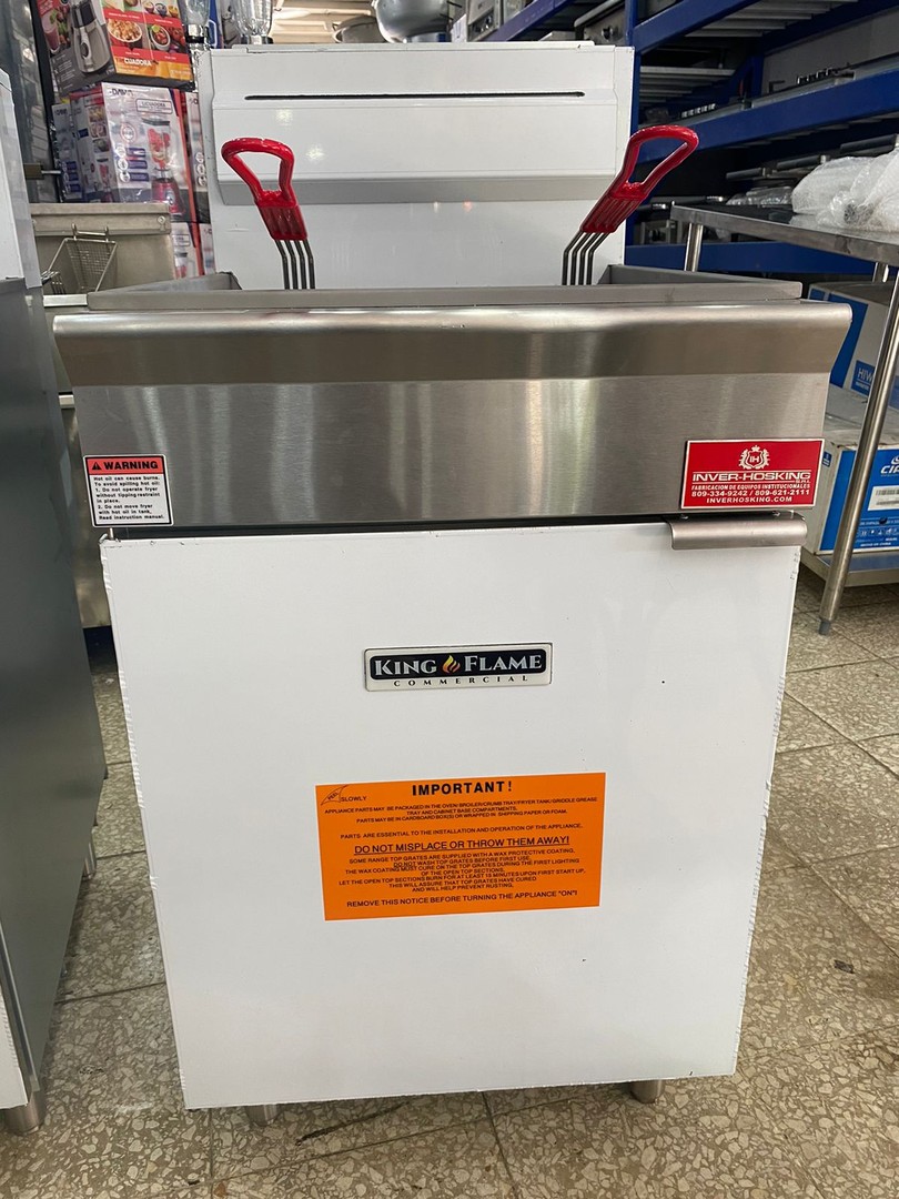 equipos profesionales - Freidora de 70 Lbs. 5 Quemadores. 

 4
