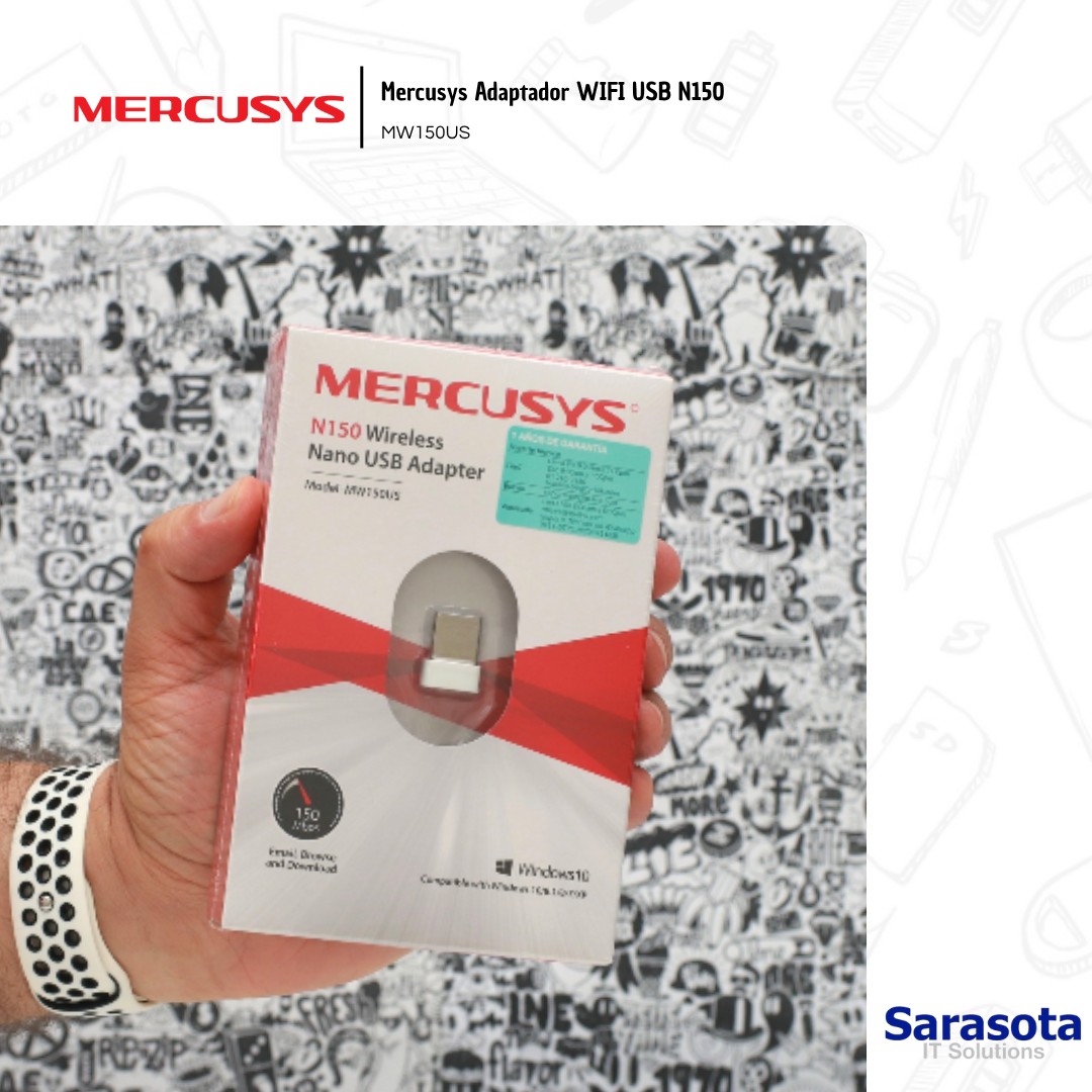 accesorios para electronica - Mercusys Adaptador WIFI USB N150  0