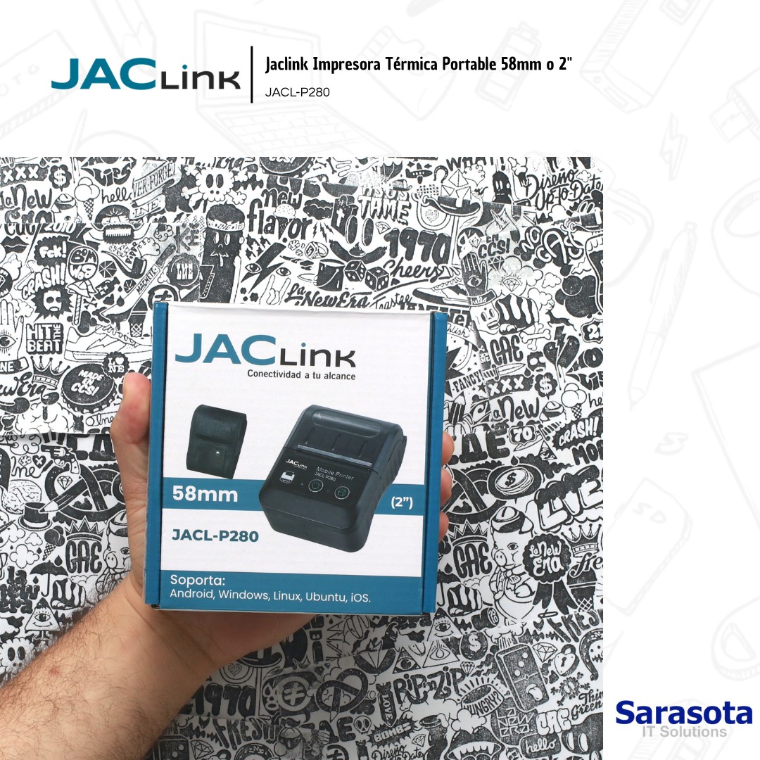 accesorios para electronica - Jaclink Impresora Térmica Portable 58mm o 2"  1
