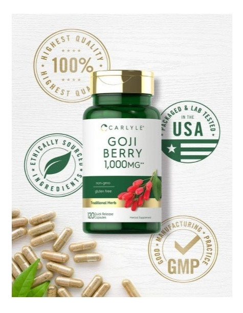Salud y Equipamiento Médico - Baya De Goji 1000 Mg | 120 Uds 4