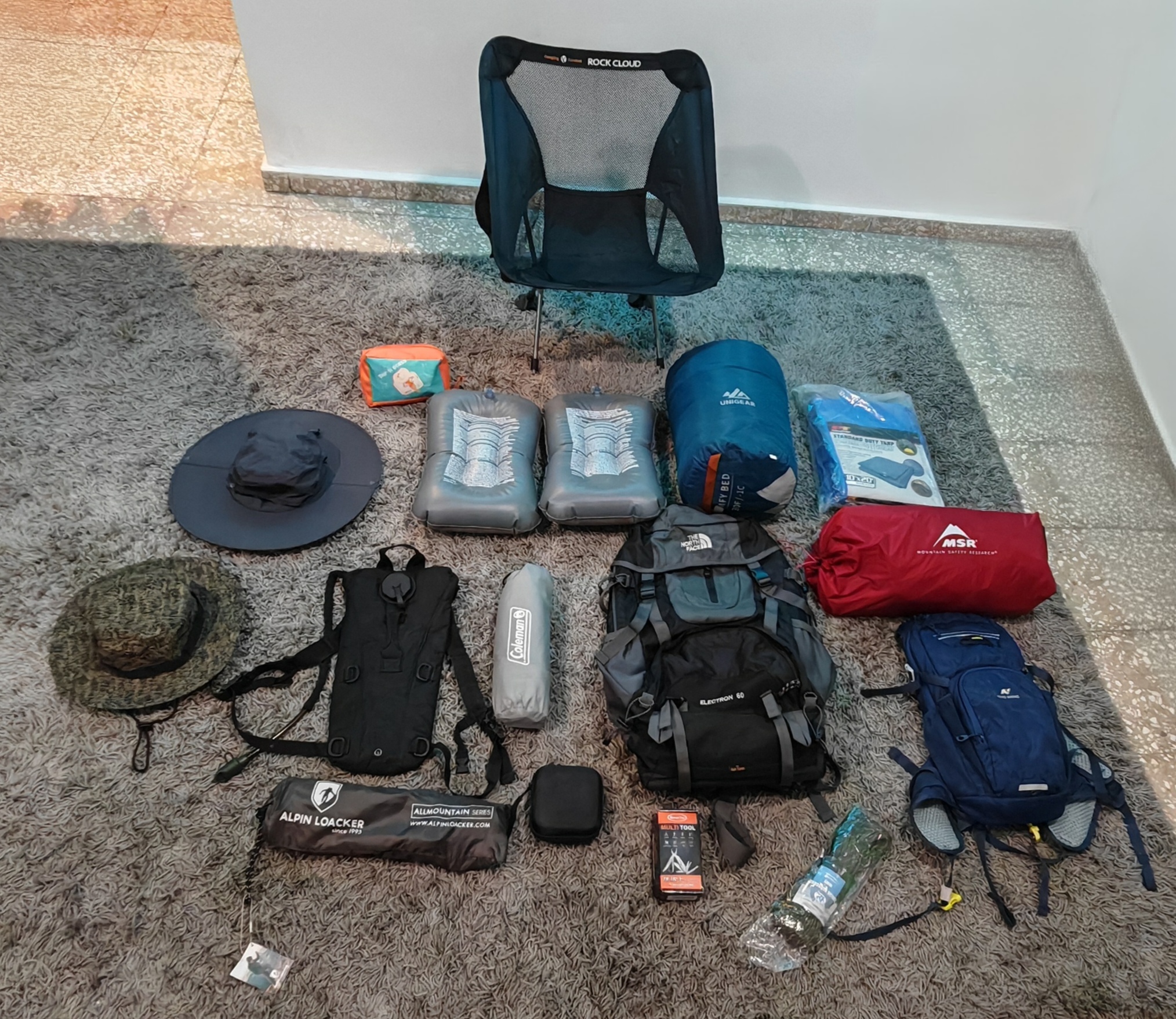 tours y viajes - Equipo para camping y senderismo profesional nuevo para dos personas  0