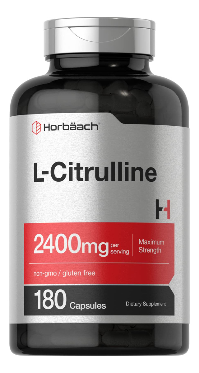 Salud y Equipamiento Médico - L Citrulline 2400 Mg 180 Cap Horbaach 0