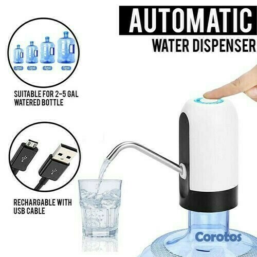 accesorios para electronica - Dispensador de agua recargable, extrae agua del botellon de manera automatica 5