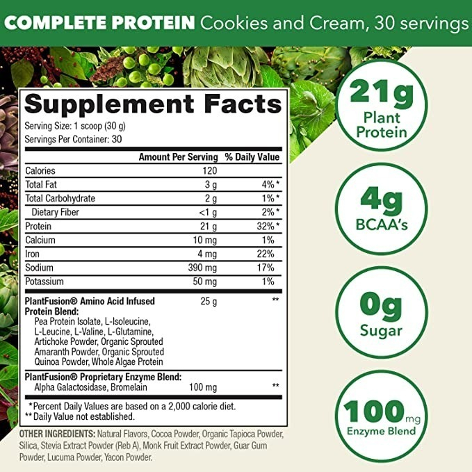 Salud y Equipamiento Médico - Proteina Vegana Galletas 900g - G A $409 - G A $431 1