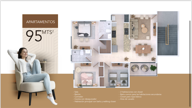 apartamentos - Apartamento de venta en Jardines del Norte  4