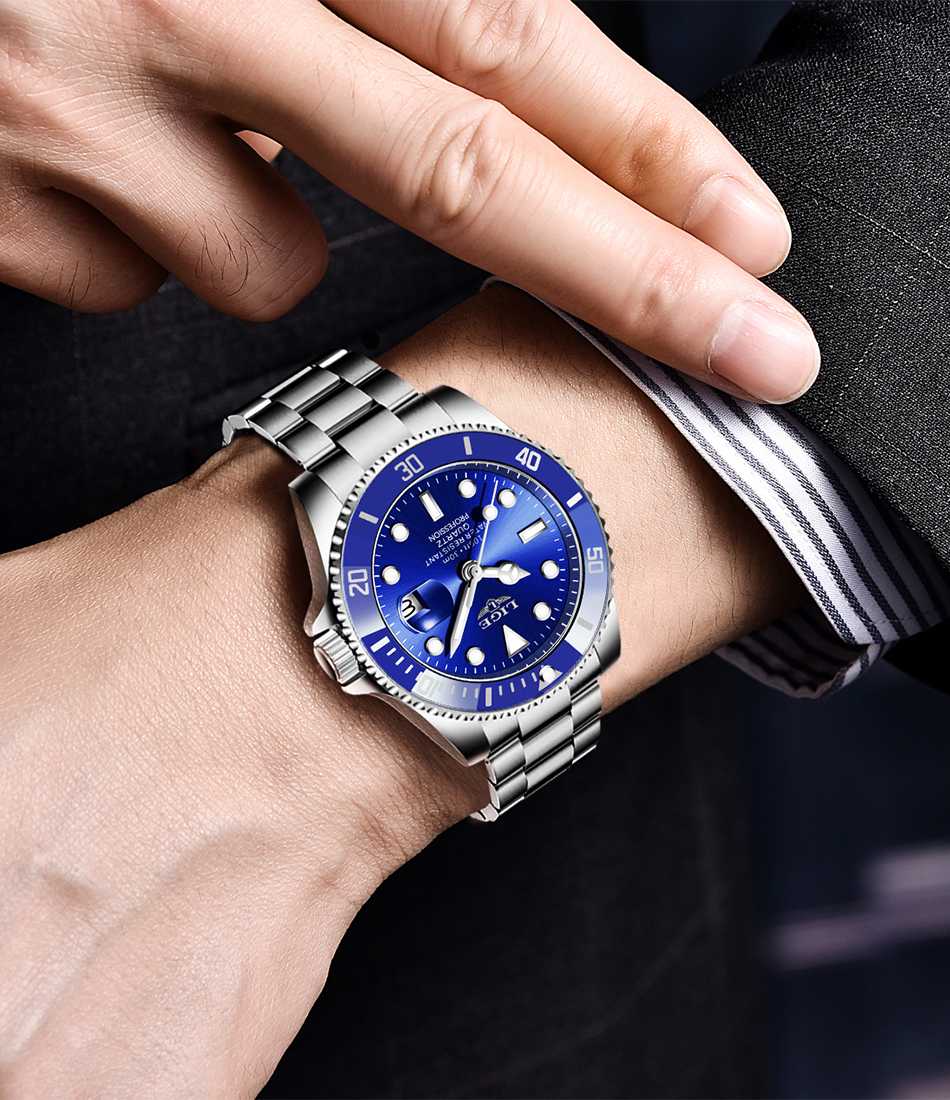 joyas, relojes y accesorios - Reloj LIGE Original de Cuarzo  1
