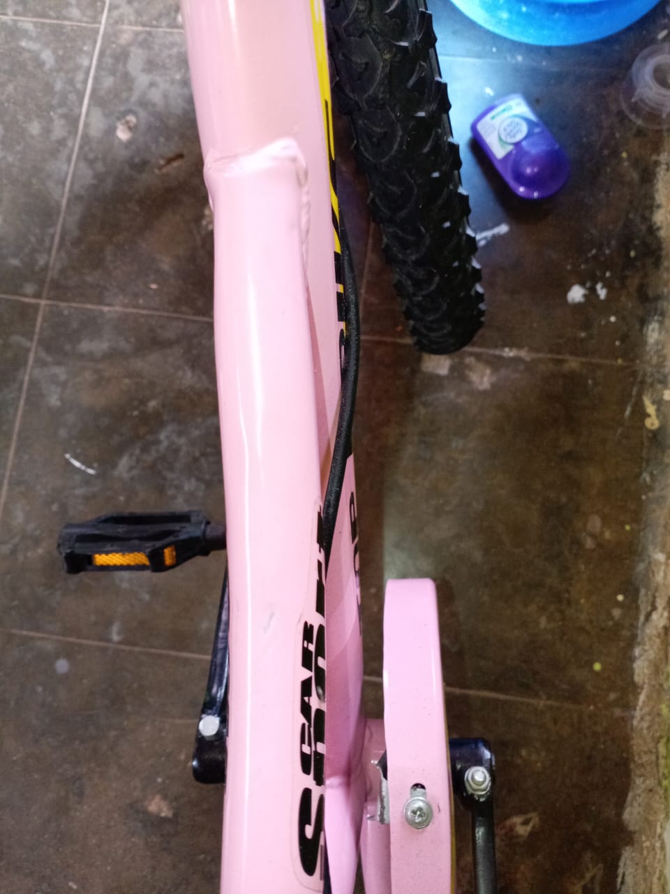 juguetes - BICICLETA ARO 20 , ROSADO 2