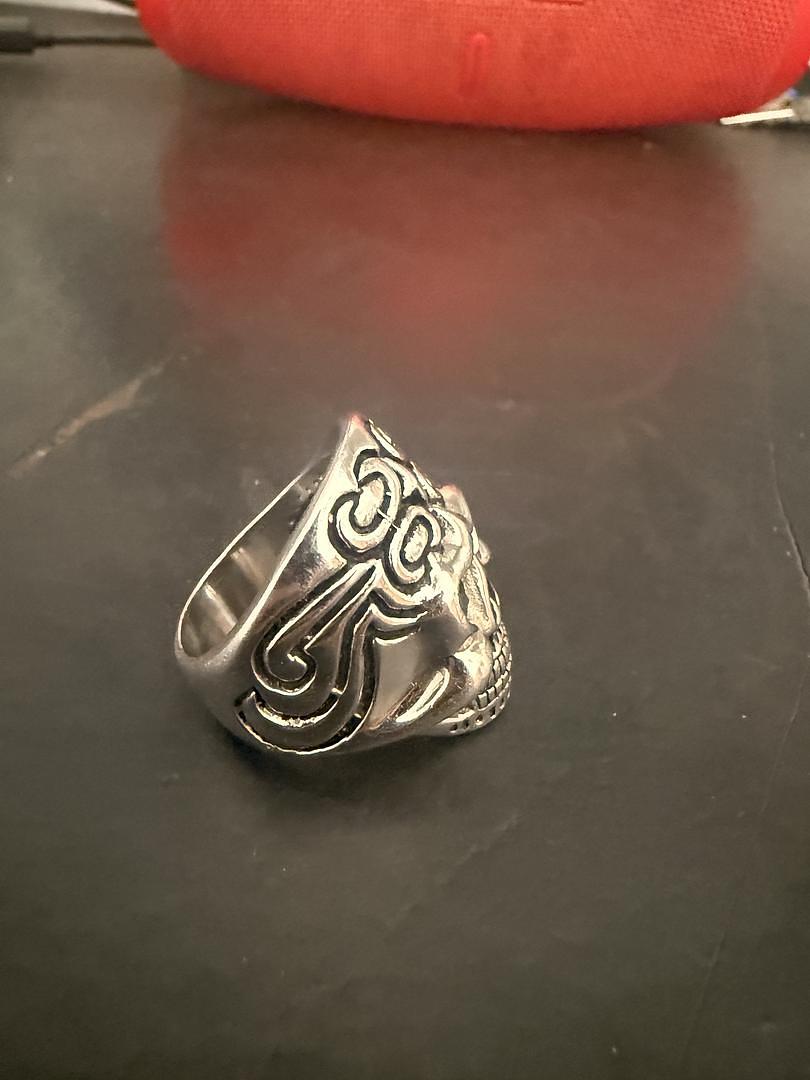 joyas, relojes y accesorios - Anillo Calavera Tribal Vintage – Acero Inoxidable | Estilo Biker. Negociable 3