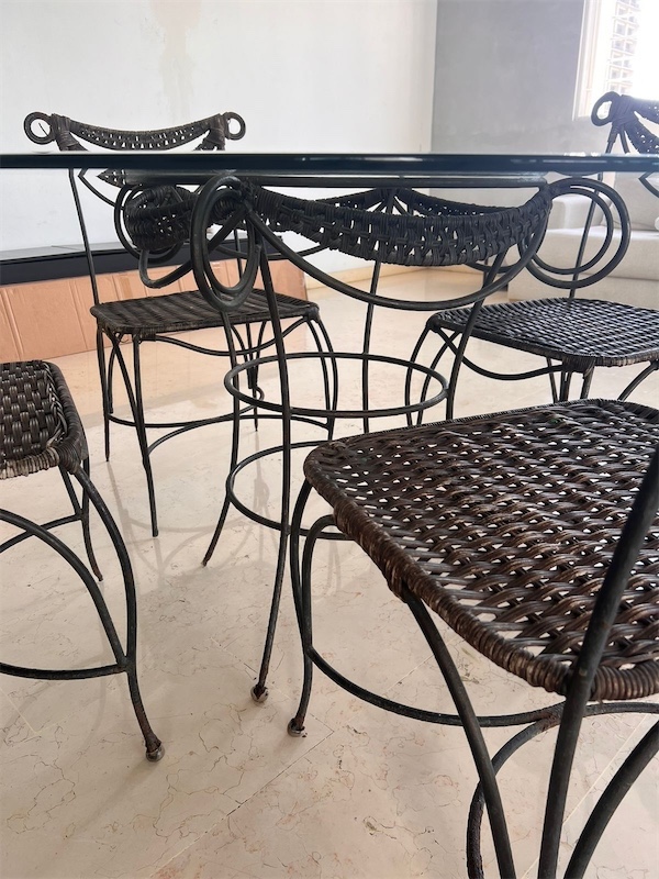 muebles y colchones - Set de comedor con 4 sillas 4