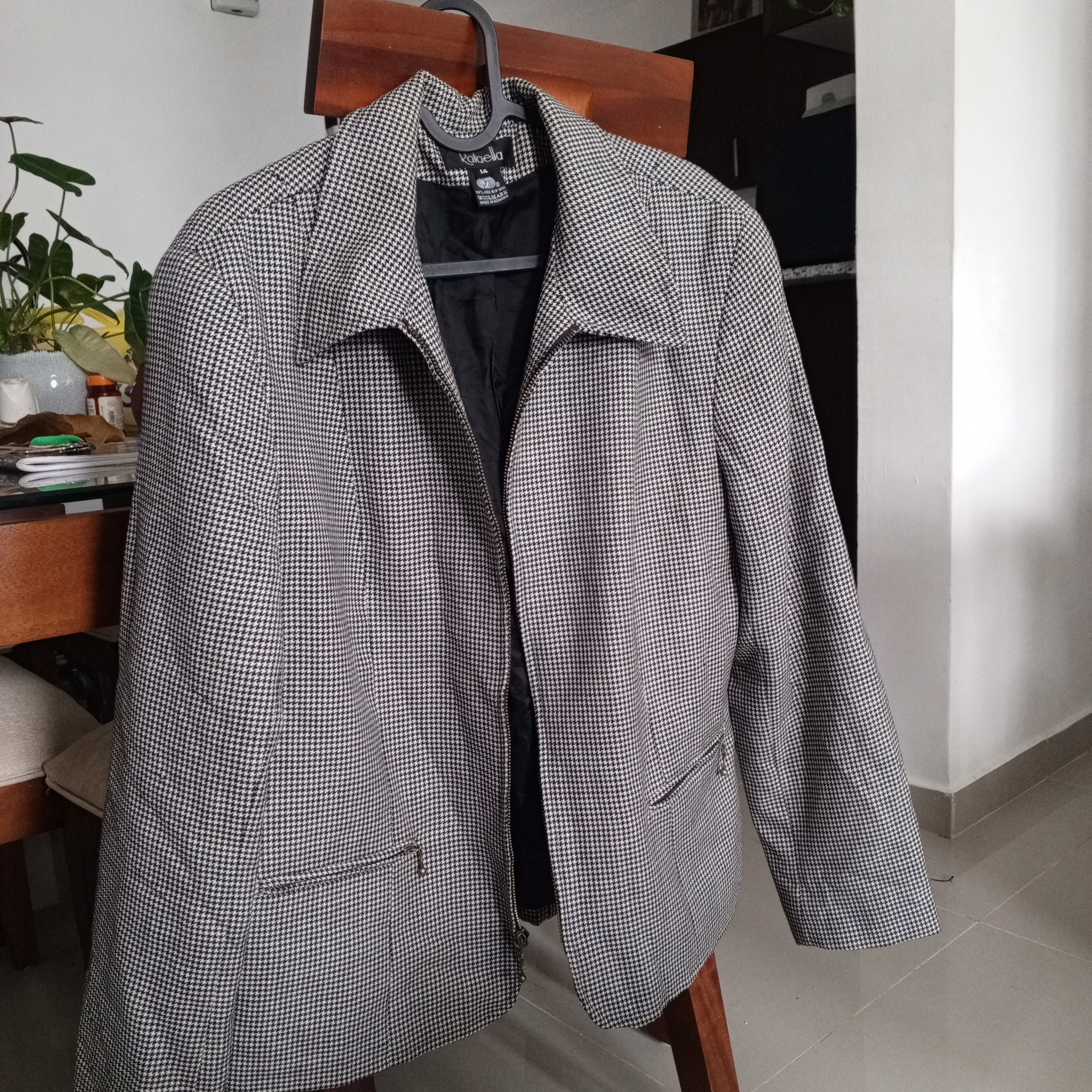 ropa para mujer - Chaqueta con estampado Pata de Gallo 0