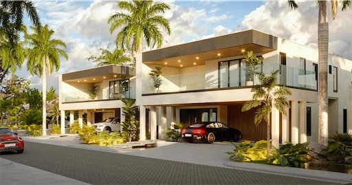 casas vacacionales y villas - Venta de villas de lujo en Juan dolio frente a campo de golf cerca de playa  0