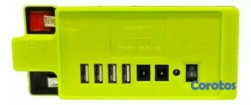 plantas e inversores - Bateria solar recargable 12v con conectores usb, i 1
