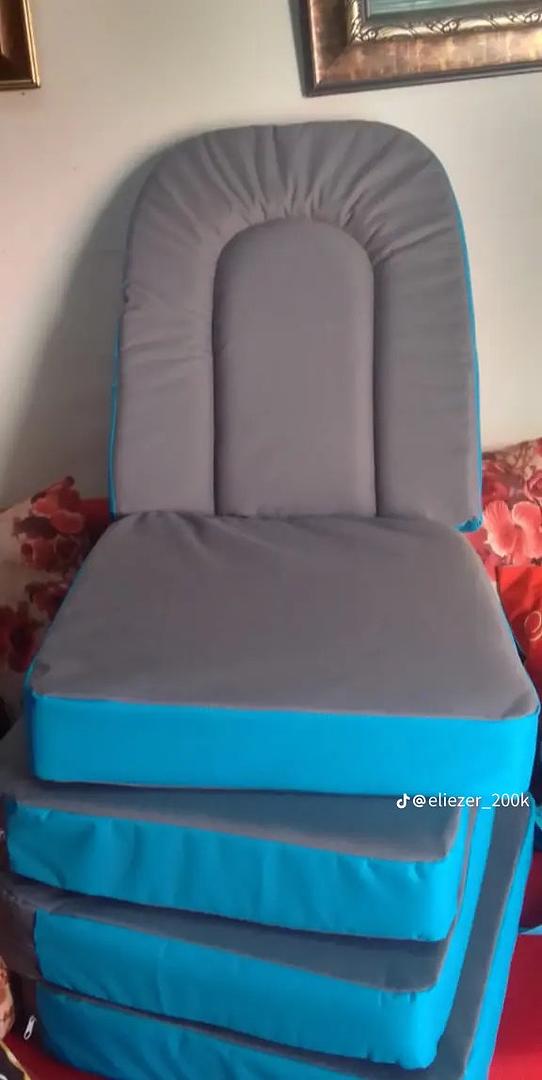 muebles y colchones - se vende cojines para tu mesedora en fibra de vidrio nuevo