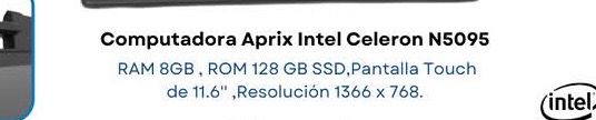 computadoras y laptops - Oferta Computadoras  LAPTOX APRIX INTL RD$7,000.0 1