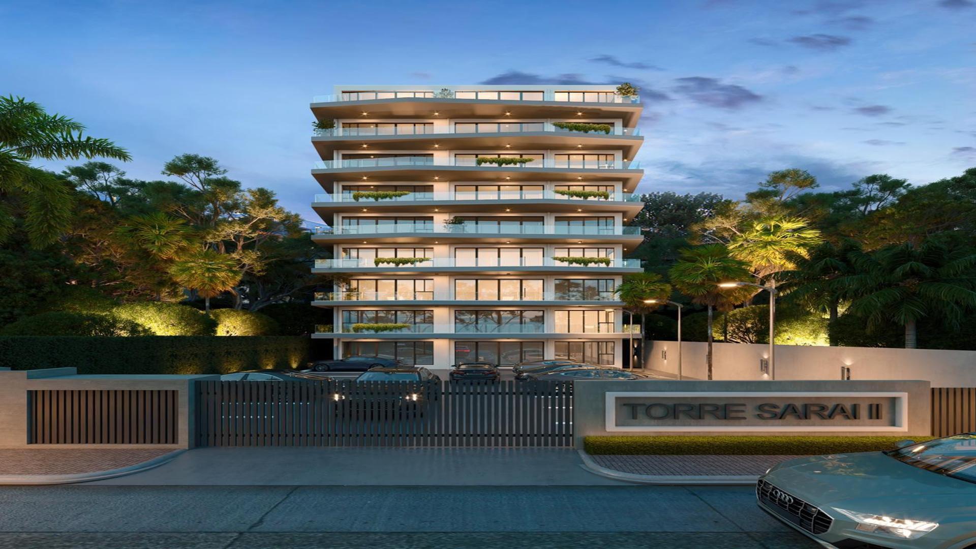 apartamentos - Alquiler de Moderno Apto. complejo residencial en Santiago 7