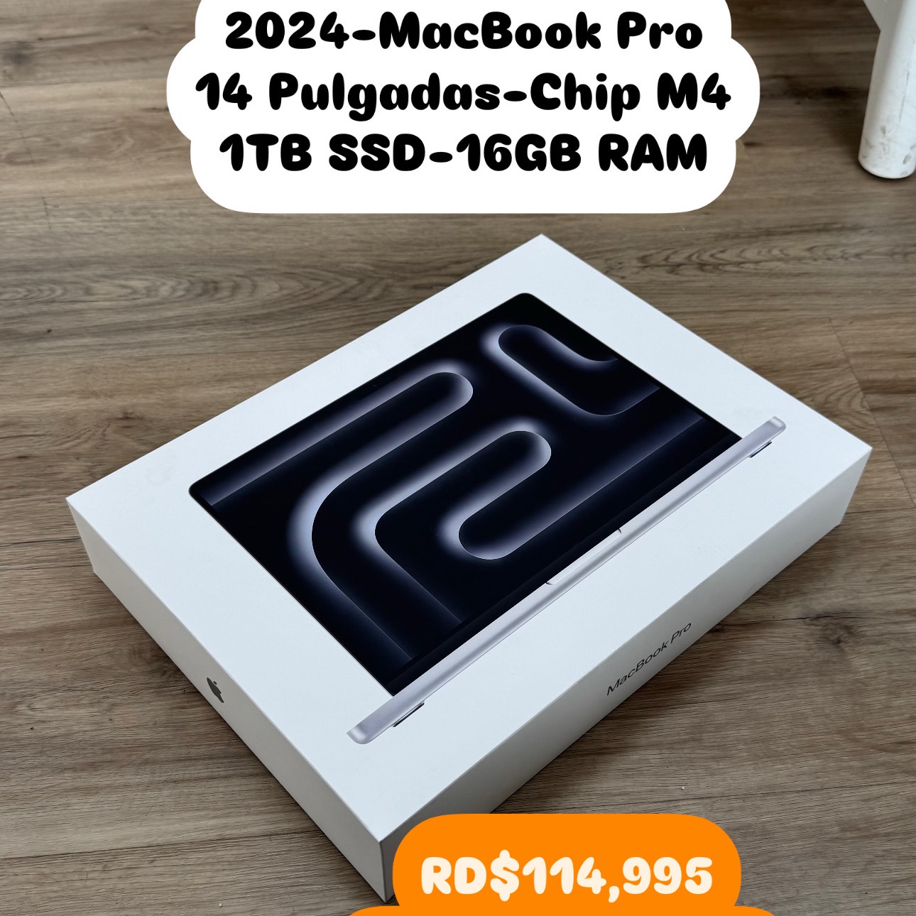 computadoras y laptops - MacBook Pro 14” Chip M4 1TB SSD & 16GB De RAM Nueva Sellada  1