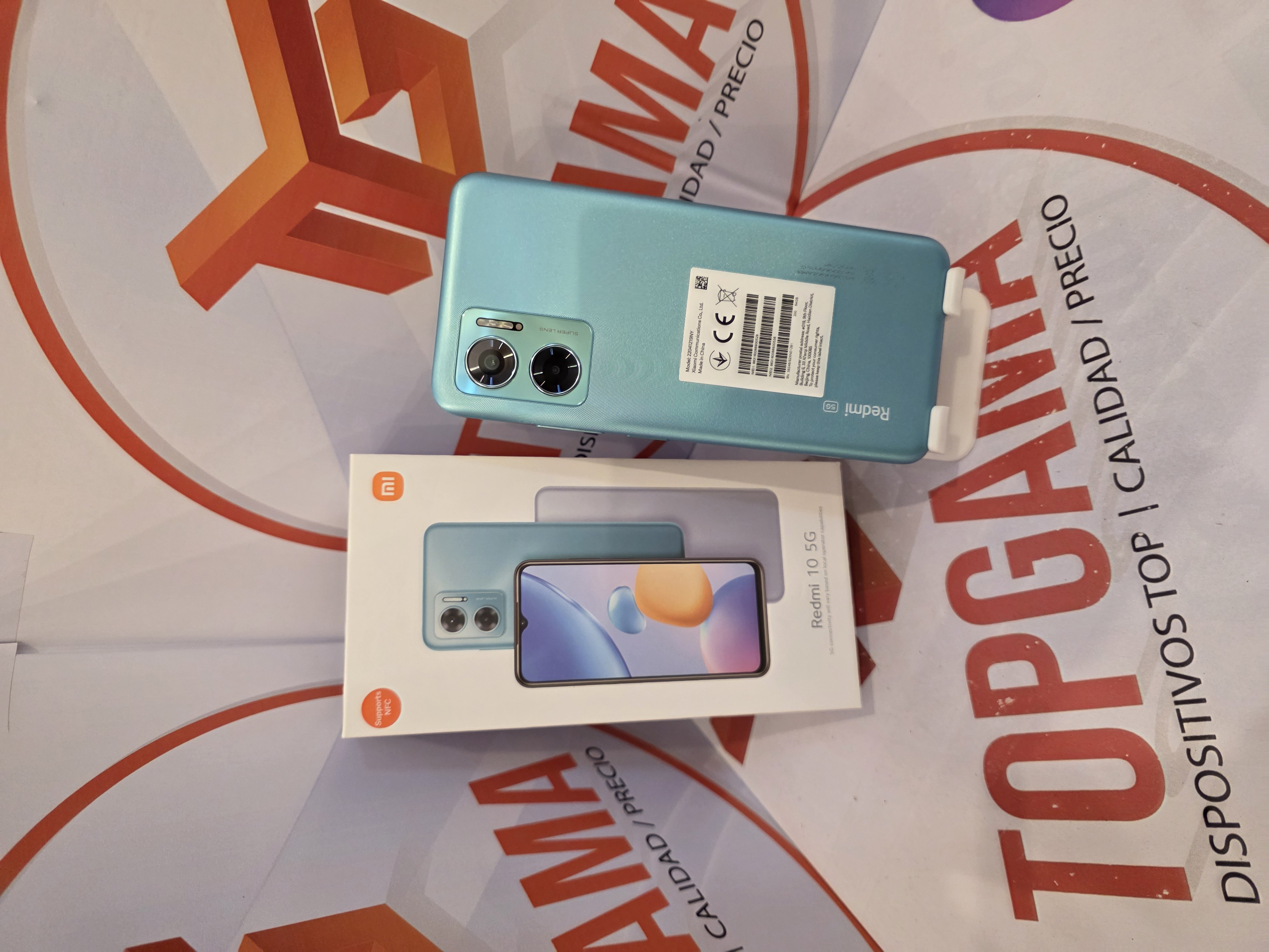 celulares y tabletas - REDMI 10 5G, 4GB RAM 64GB ROM 9