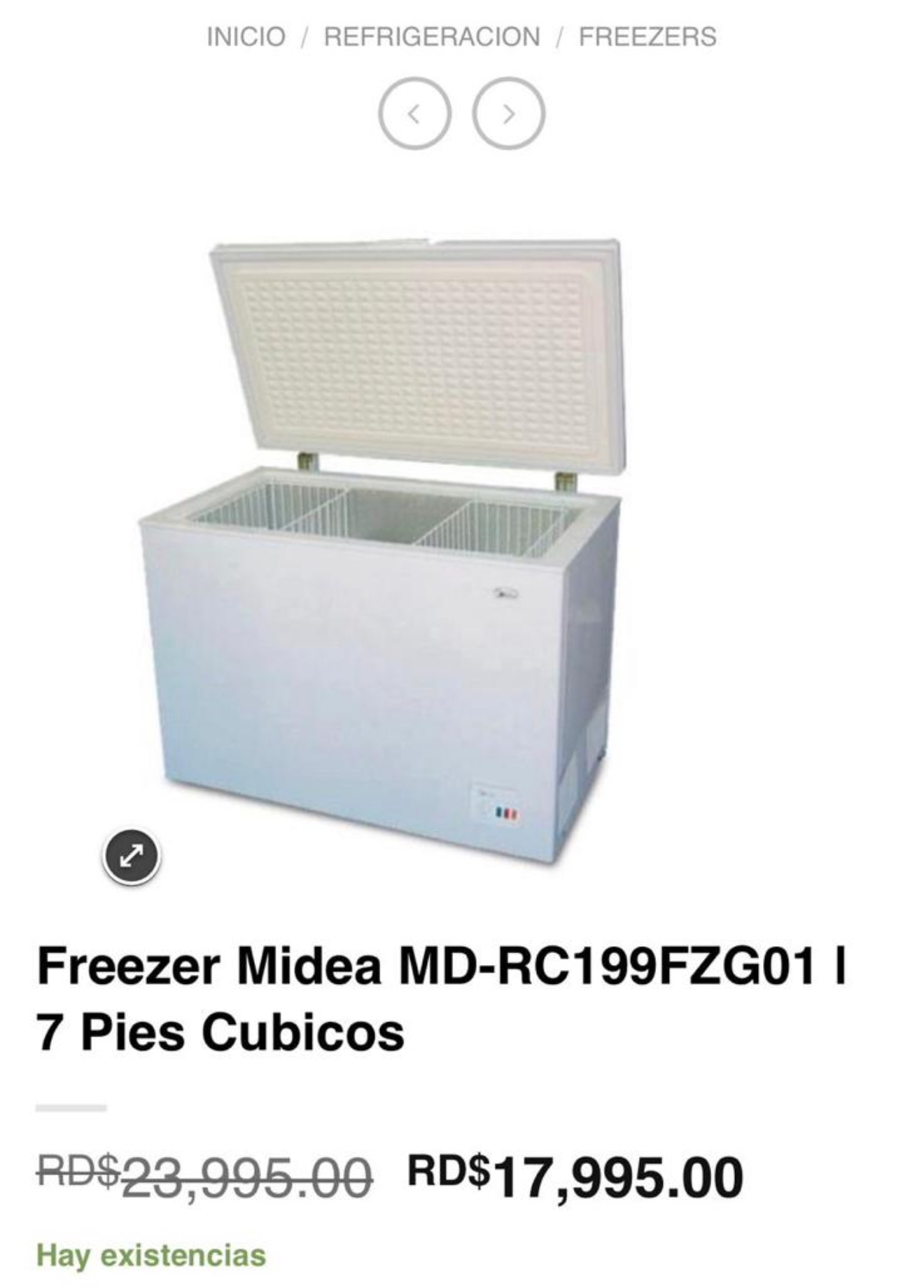 equipos profesionales - Venta congelador 