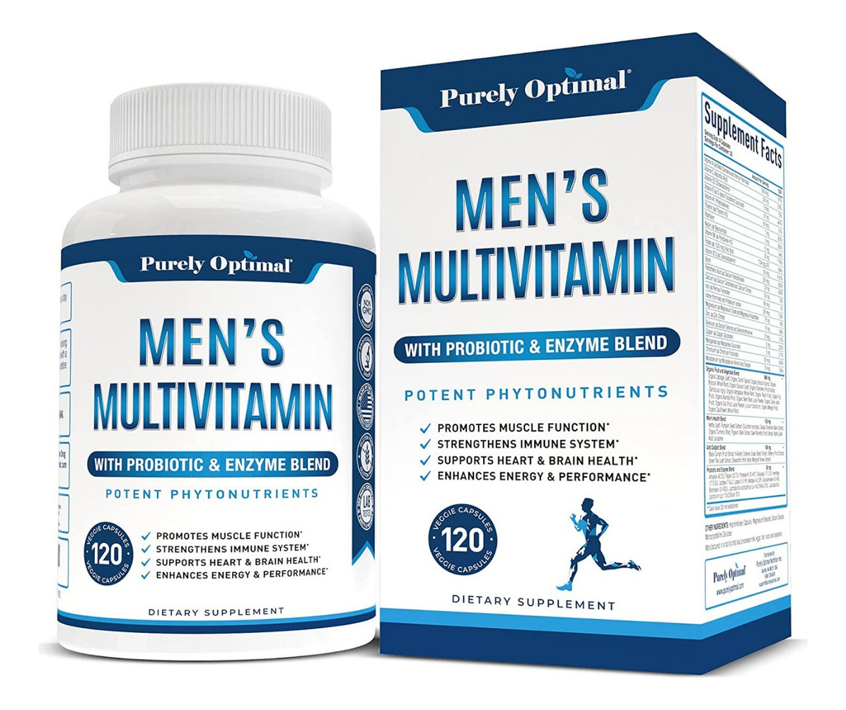 Salud y Equipamiento Médico - Multivitaminico Hombres 120 Cap - - Unidad 0