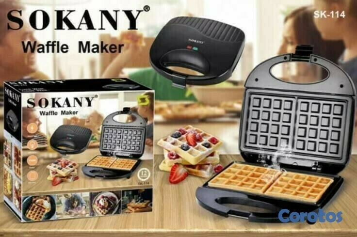 electrodomesticos - Waflera Sokany SK-114 - maquina para hacer wafler 1