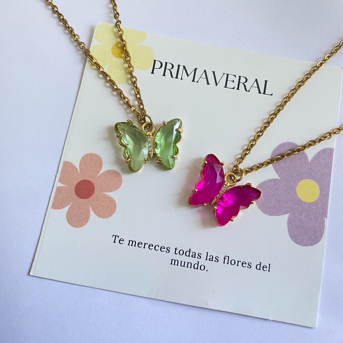 joyas, relojes y accesorios - collar de mariposas  0
