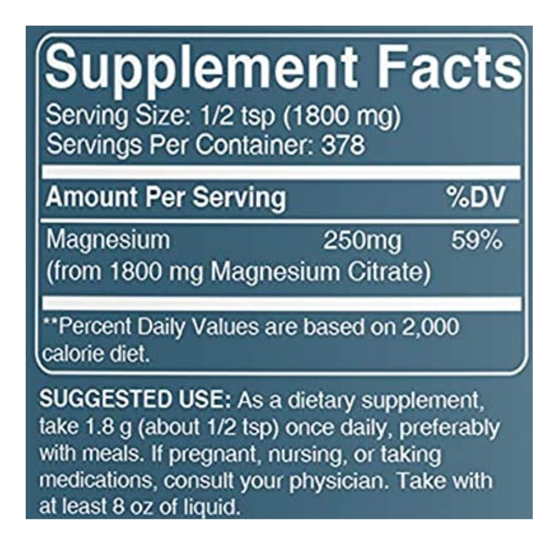 Salud y Equipamiento Médico - Citrato Magnesio 680g Earthborn - G A $2 - G A $266 1