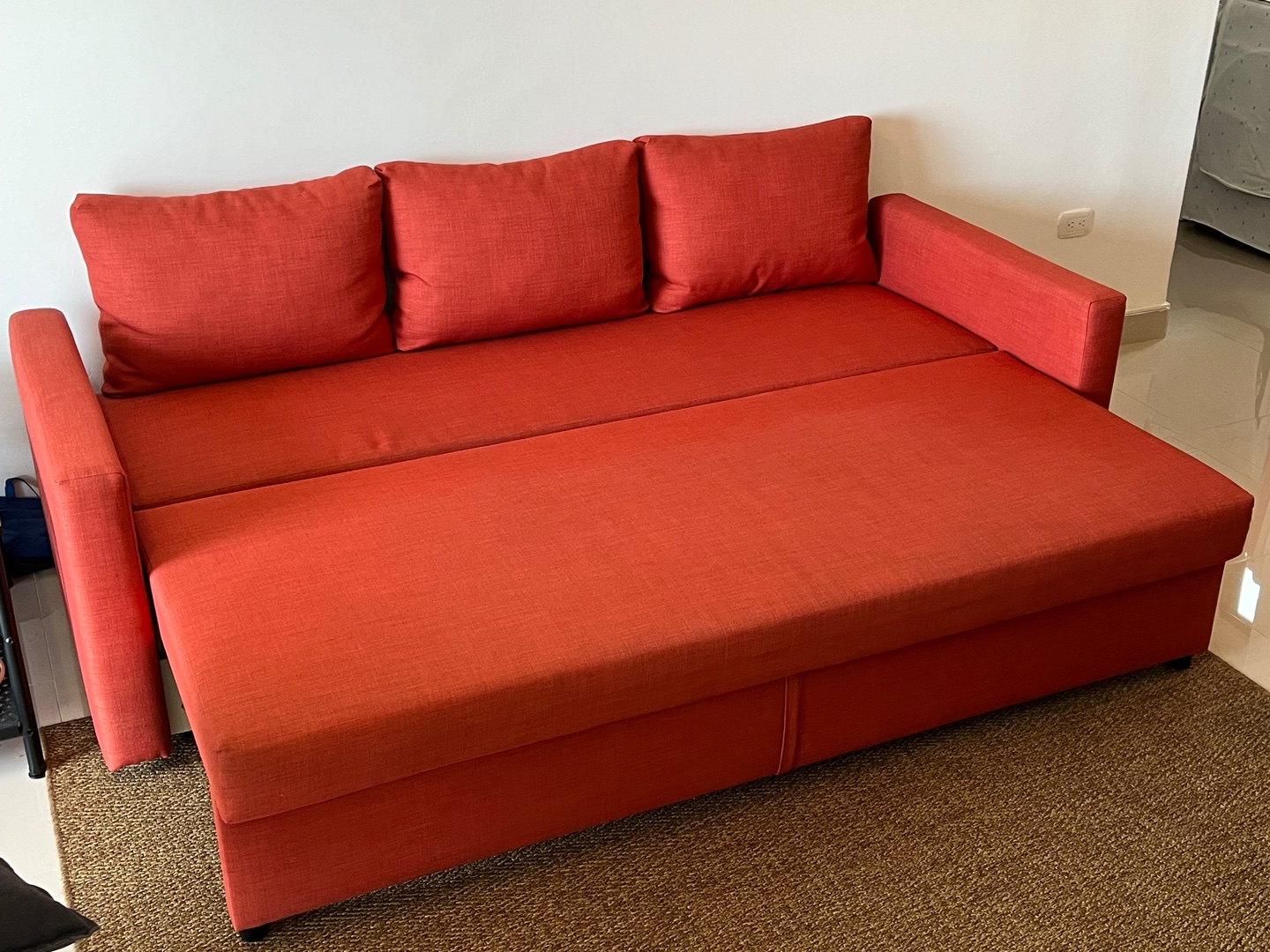 muebles y colchones - Sofa cama contenedor Ikea 3 plazas FRIHETEN 2
