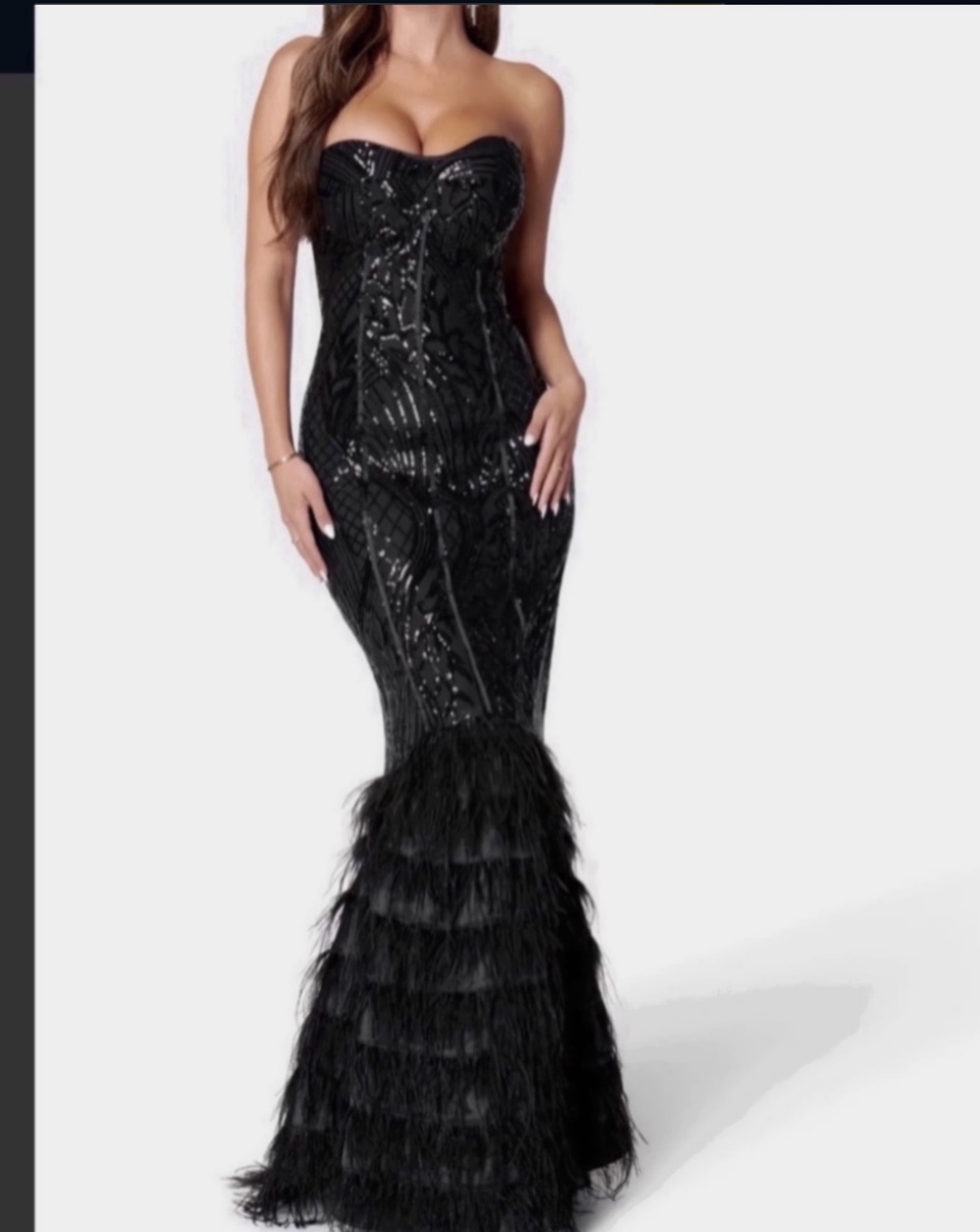 ropa para mujer - Vestido de gala marca Bebe size s 