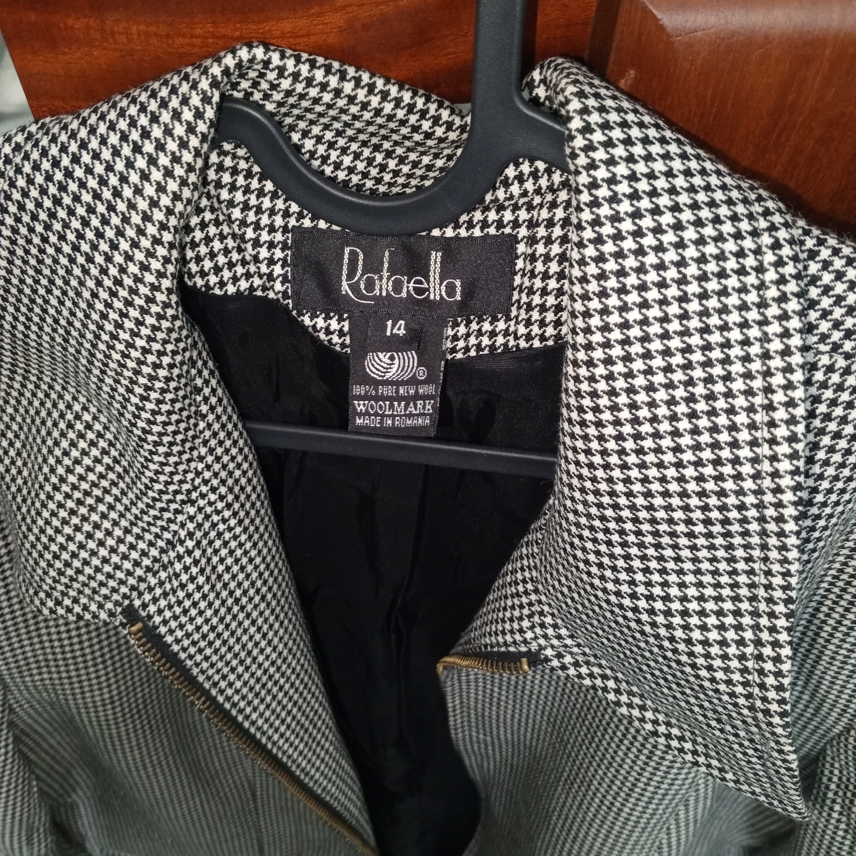 ropa para mujer - Chaqueta con estampado Pata de Gallo 1