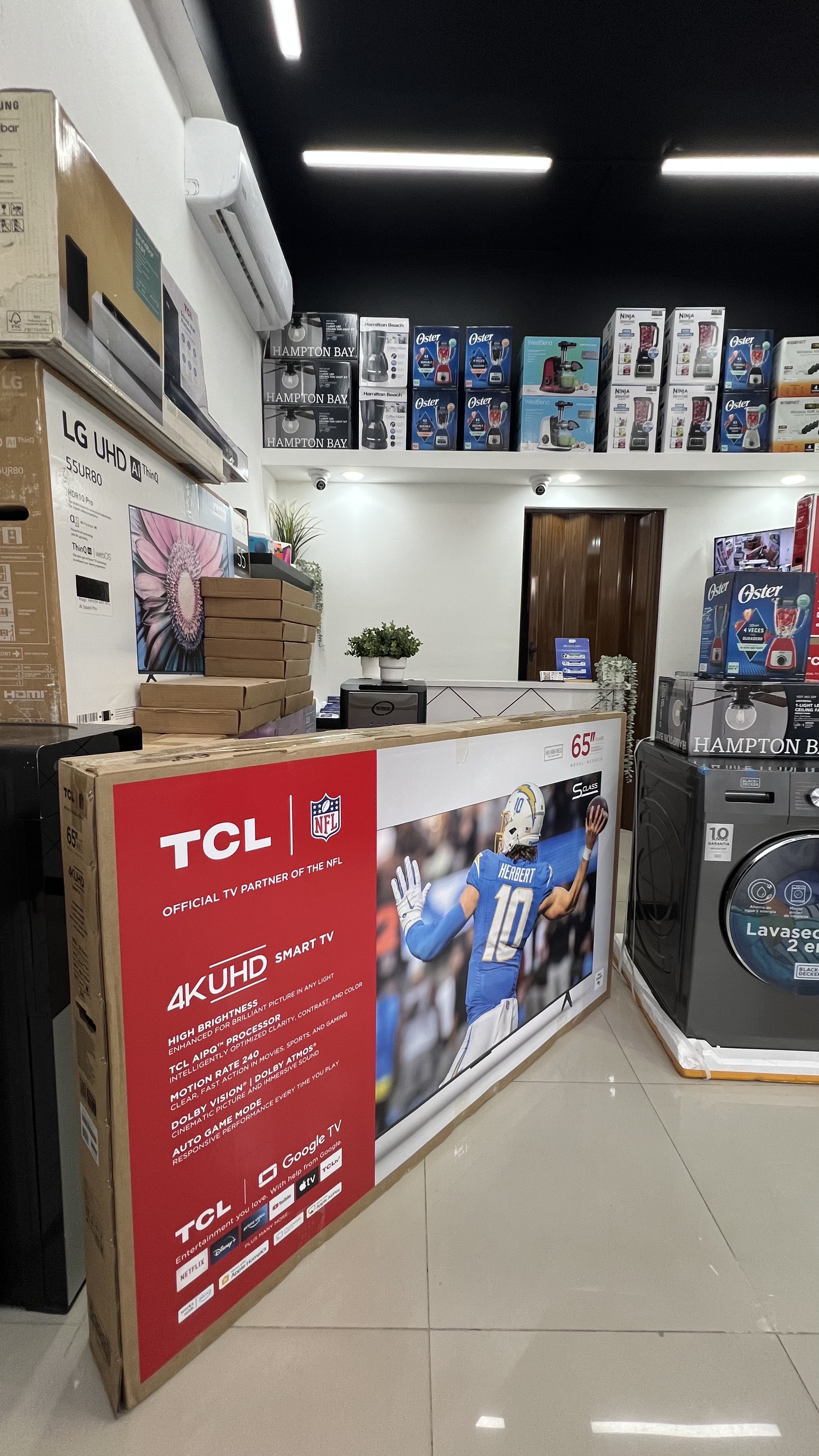tv - televisor smart tv tcl 65 pulgadas última generación 4k Bluetooth control voz  0